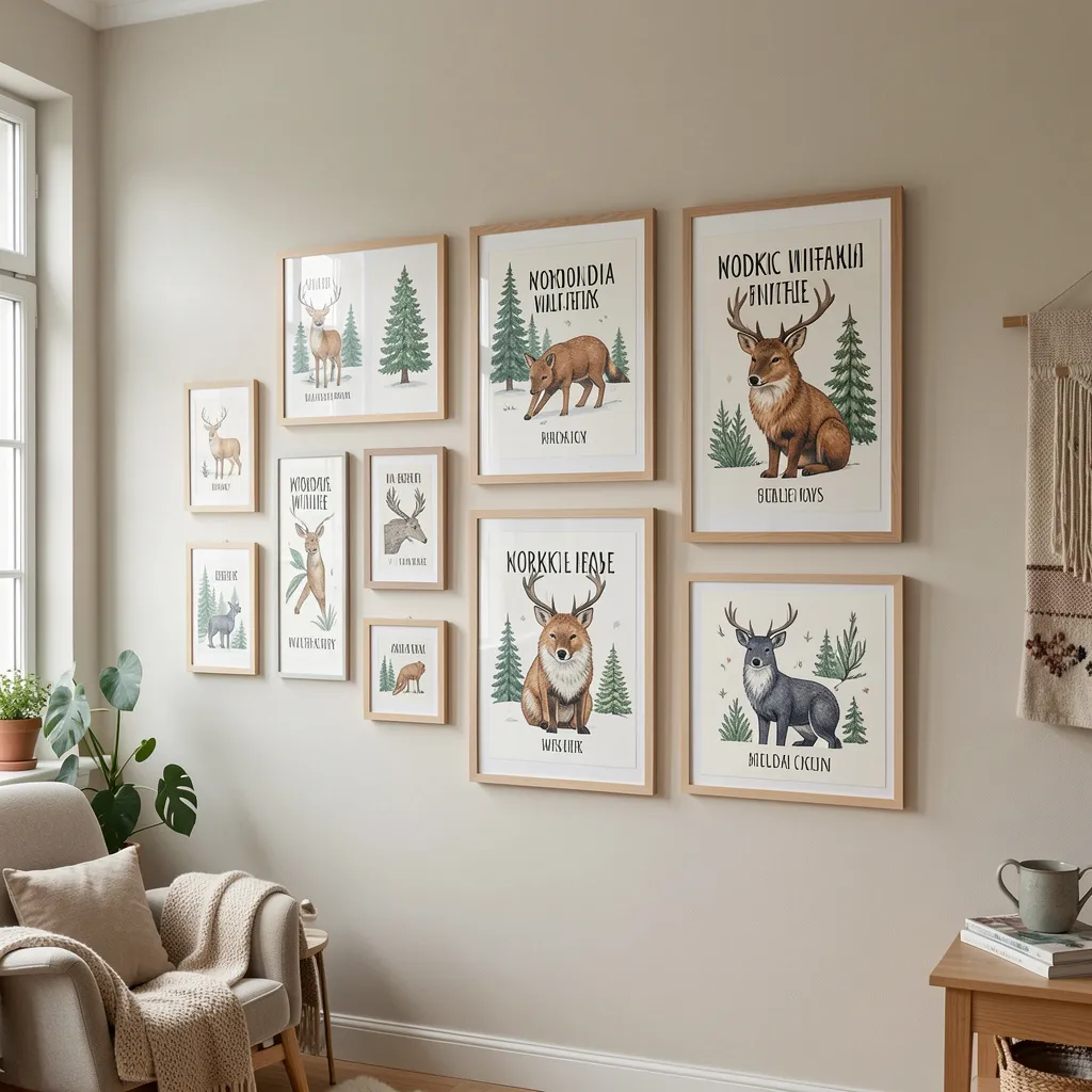 Limited edition forest creatures poster