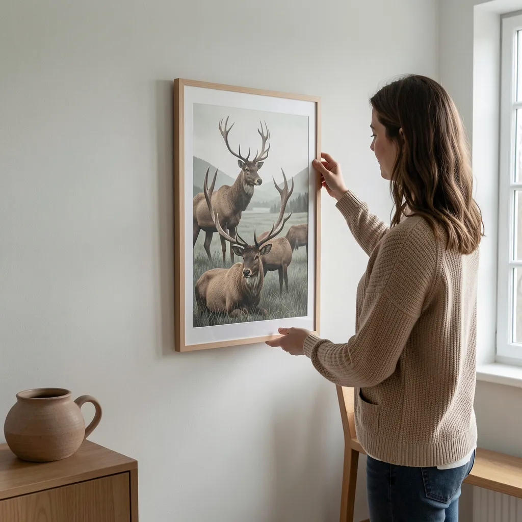 Owl hunting illustration
